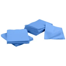 1000 Cobalt Blue Disposable Dental Bibs, Tattoo Tray Chair Nail Bed Paper Covers