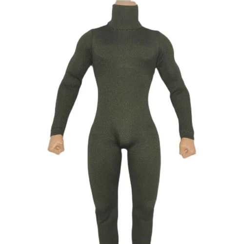 1/6 Overall mit hohem Kragen eng Stretch Body Turnanzug Passform 12" männliche Figur - Bild 13 von 17