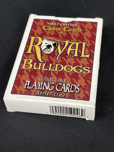 Canine Courts Royal Bulldog Collectable Playing Cards Series One Rare New - Picture 3 of 6