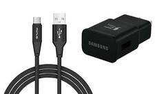 Type-C Fast Home Charger 6ft USB Cable Quick Power Adapter Travel for Tablets