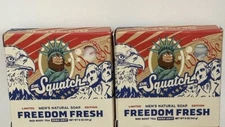 2 PACK Dr Squatch Freedom Fresh Limited Edition Brand New
