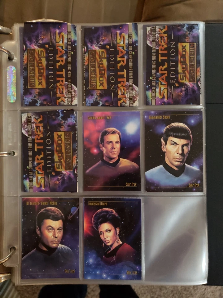 Star Trek Edition Master Séries 1993 Skybox 90 Card Set +5 Spectra Cards S1-S5 - Image 2 of 4