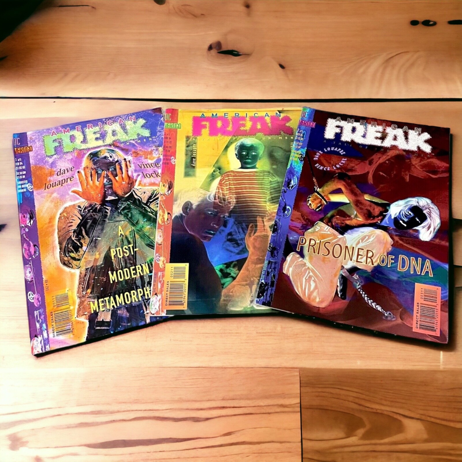 Vertigo Comics American Freak A Tale of the Un-Men Lot Issues #1-#3 - 1994