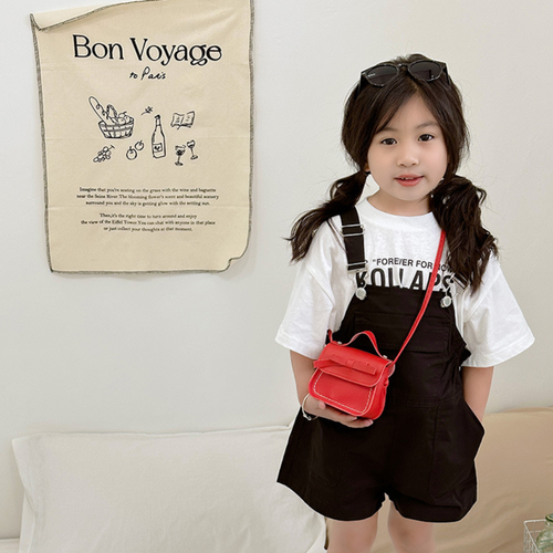 Handbag Bow Shoulder Bag Solid Color Children Small Bag Children - Picture 10 of 19