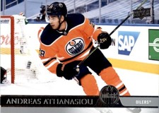 2020-21 Upper Deck Andreas Athanasiou (1) Edmonton Oilers #323 Hockey Card