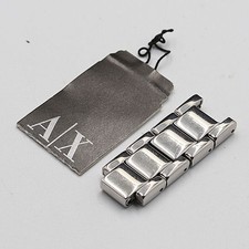 Armani Exchange Originale 4 Link Orologio Donna Cinturino Bracciale Parti Arg...