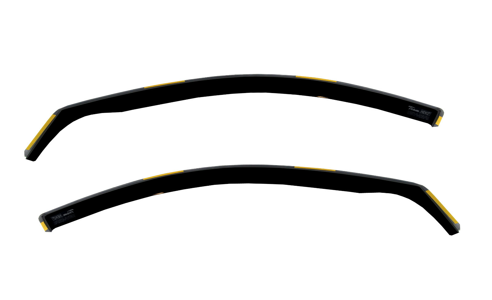 FIAT 500 or FIAT ABARTH 3doors 2007onwards 2pc Wind Deflectors HEKO Tinted eBay