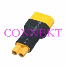 1pce XT30 Female to XT-60 Male No wire connector Adapter for Turnigy Drone FPV