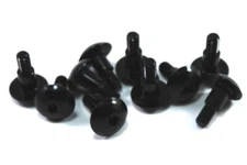 10x Black Aluminium Fairing Bolt m6 x 20mm +10mm Shoulder Motorcycle Screw Bolts