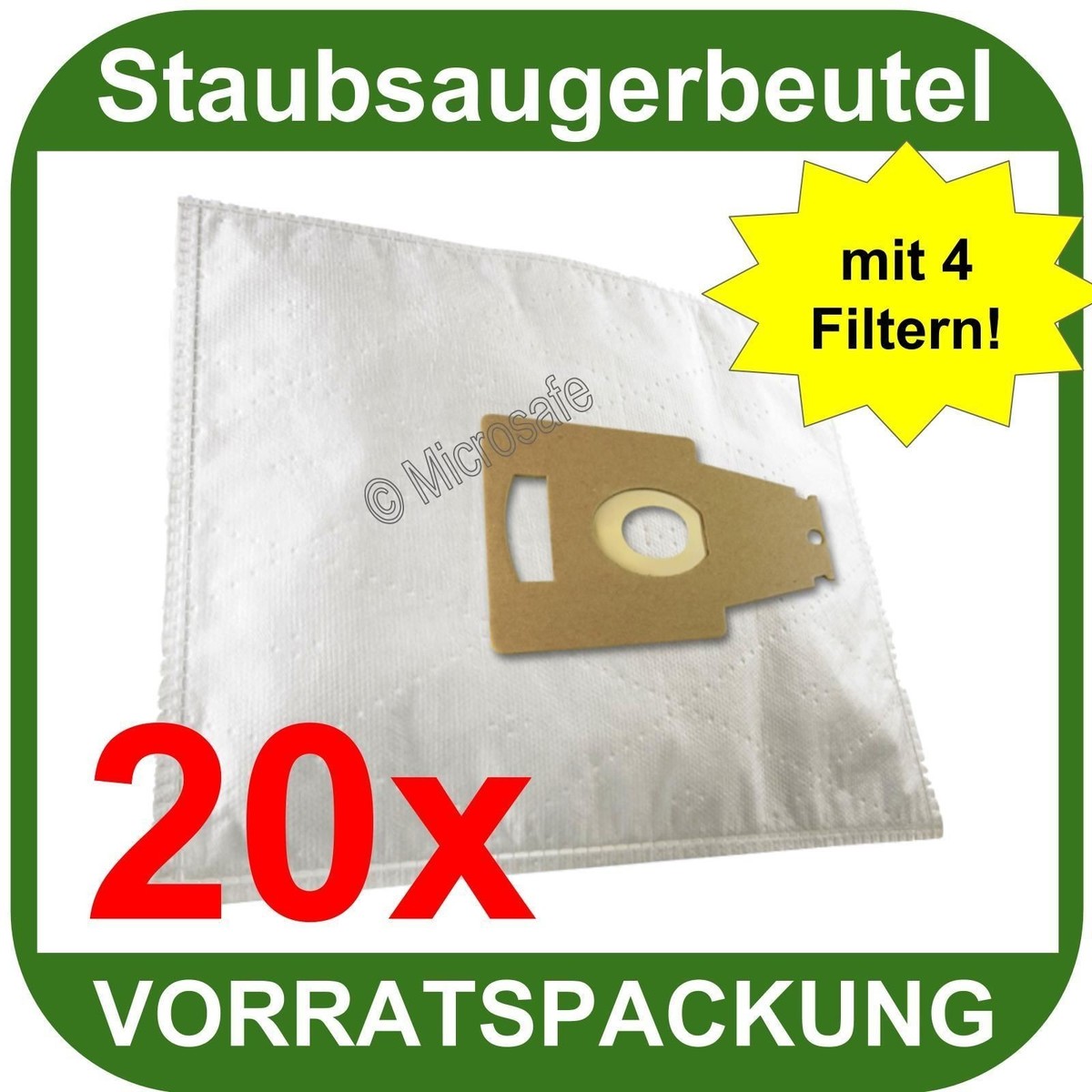 Vhbw 10x Staubsaugerbeutel Kompatibel Mit Bosch BBS 8000 - 8999 Ultra
