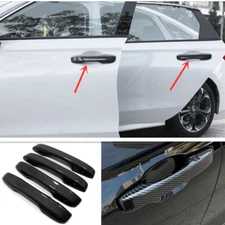 Carbon Fiber Exterior Door Handles Bowl Cover Trim For Honda HR-V HRV 2023