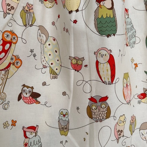 BNWT Girls Handmade Skirt with Alexander Henry “It’s a Hoot” Fabric Size 7/8 - Picture 3 of 7