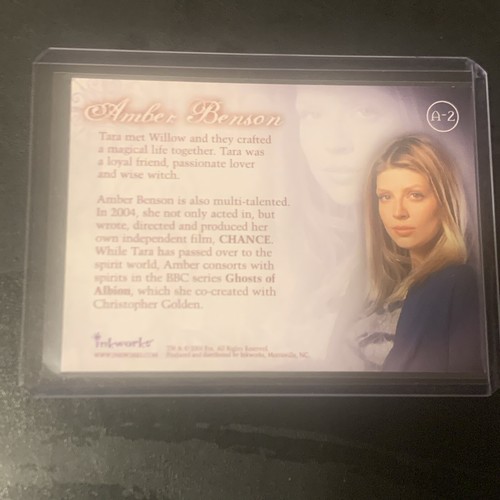 Autografo Buffy Vampire Slayer Women of Sunnydale A2 Amber Benson come Tara - Foto 2 di 2