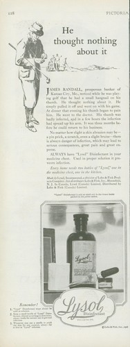1928 Lysol James Randall Kansas City MO Banker Vintage Print Ad PR4