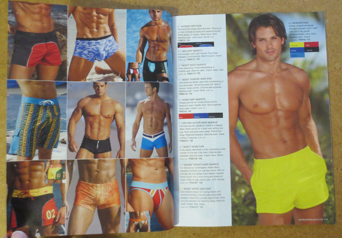 International Male Catalog Fashion Underwear Male Models John