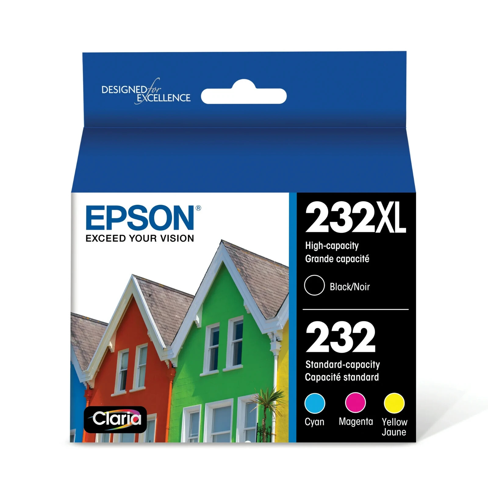 T232 Claria Genuine Ink High Capacity Black & Standard Color Cartridge Combo