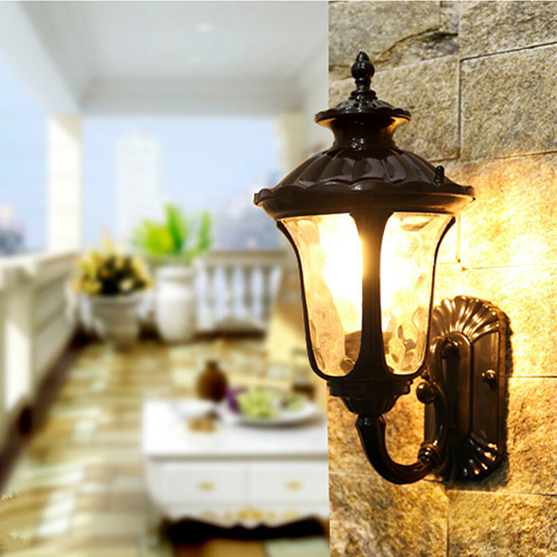 Home Wall Lamp Porch Wall Lighting Garden Outdoor Wall Sconce Yard Wall