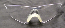 OAKLEY M FRAME CLEAR HYBRID LENS NICE CONDITION CLEAR W GREY NOSE PC M FRAME PRO