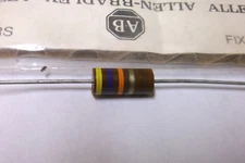 ALLEN BRADLEY 47k 2 watt 5% Carbon Comp Resistor(1)