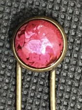 Bobby Pin With Alcohol Ink  Resin Setting