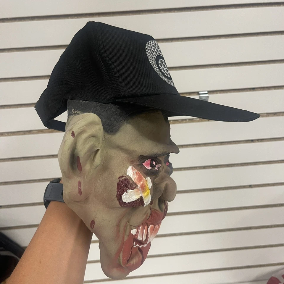 Tiger Woods Black Eye Mask Golf Halloween Costumes BL - Image 2 of 4