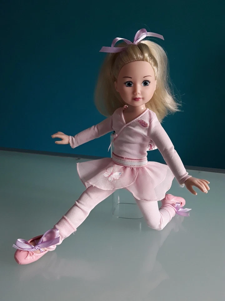 "ZAPF Creation" Bambola Jolina Ballerina, 2008, altezza 34 cm. vestiti originali - Immagine 3 di 4