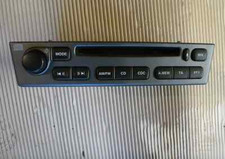 JAGUAR X-TYPE SAT NAV NAVIGATION SINGLE DIN CD RADIO PLAYER 4X43-18B876-BE +CODE