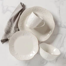 Lenox China  FRENCH PERLE - WHITE  -  Four Piece Place Setting - NO