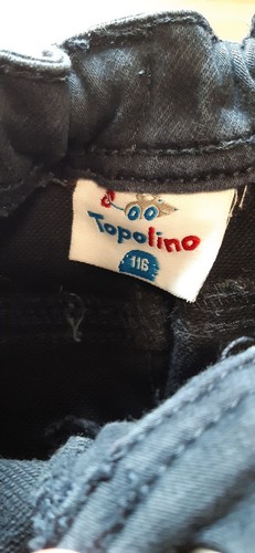 Jeans Gr. 116 blau marineblau Topolino - Bild 2 von 4