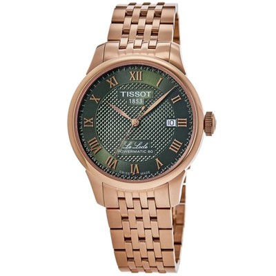 New Tissot Le Locle Powermatic 80 Green Dial Men's Watch T006.407.33.093.00