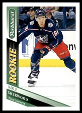 2019-20 Parkhurst Kole Sherwood Rookie Columbus Blue Jackets #309