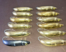 Vintage Repala Wheedles Minnow Spoon Bass Lure Lot of 12 Made In Finland  #25C
