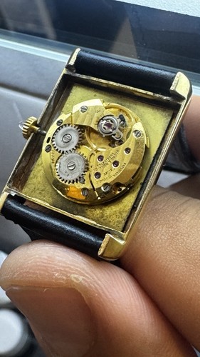 Cartier Tank stile pre must lapis dipinto a mano carica manuale vintage 30/22 mm unità - Foto 16 di 17