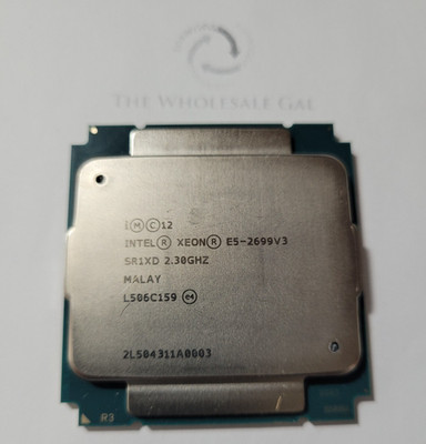 Intel Xeon E5-2699 v3 2.30GHz 18-Core 45MB LGA 2011-3 Server Processor SR1XD