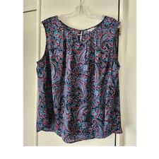 Talbots Women s Plus Size 2X Multicolor Paisl...