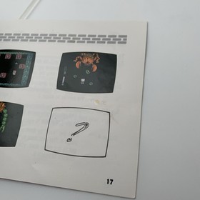 Originale 1988 NINTENDO NES BLASTER MASTER SOLO MANUALE ISTRUZIONI SUNSOFT