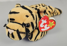 Ty Beanie Baby STRIPES the Tiger orange & Black NWMT New Stuffed Toy Plush Cat