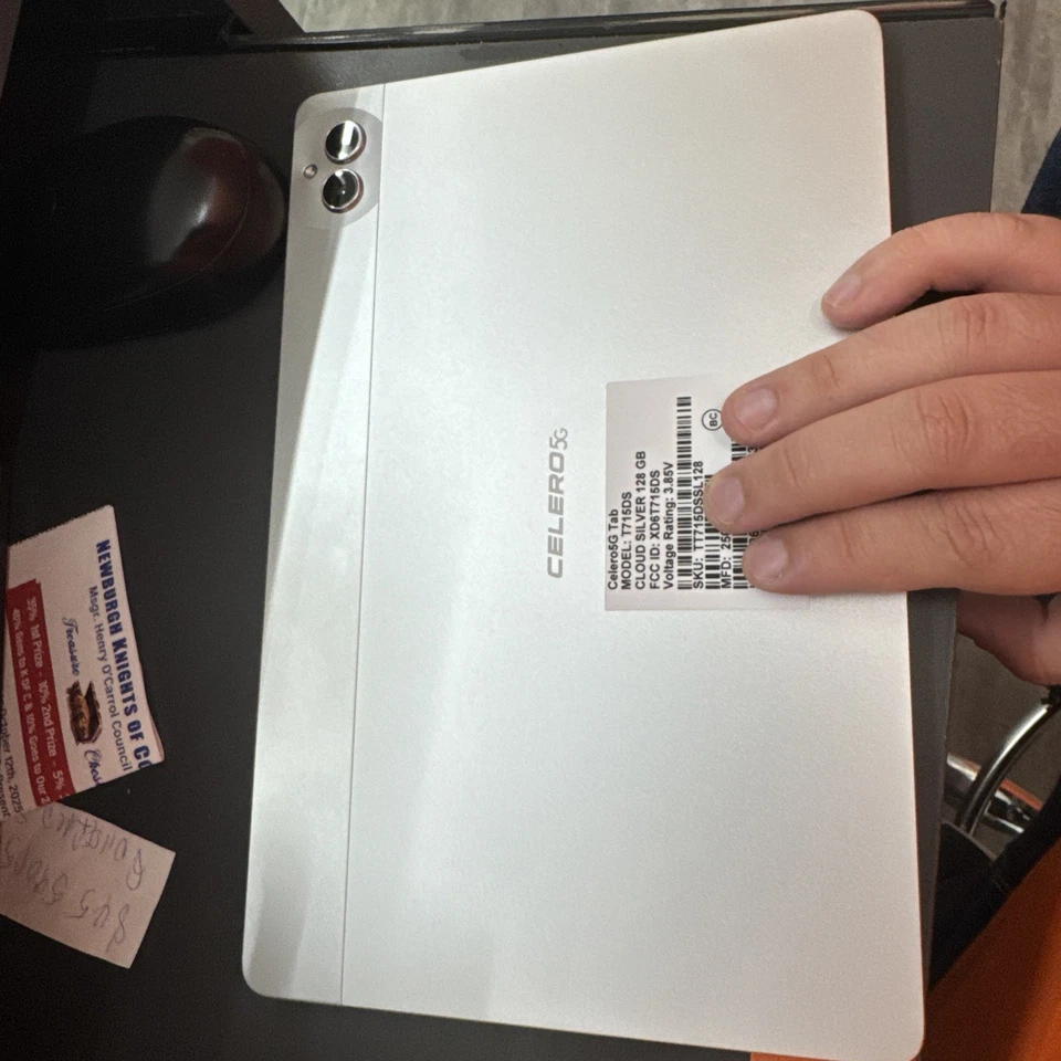 Tablet Celero 5G Tab | 128 GB | Cloud Silver | Pantalla de 10,9 pulgadas | 7500 mah Foto 2 de 4
