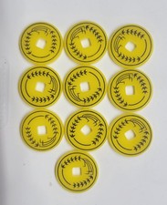 10 Acrylic Honor Tokens / Legend of the Five Rings Promo Stronghold Kit L5R LCG