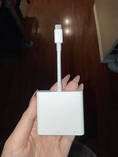 Apple USB-C Multiport Adapter HDMI USB Portable White