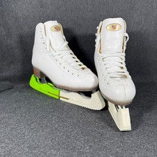 Riedell Opal Figure Skating Ice Skates Women's Size 6 Model 110W Opal