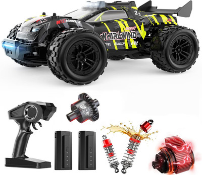 DEERC 1611 Brushless 1/14 RC Car 43MPH 4X4 Off Road Monster Truck 2 Batteries