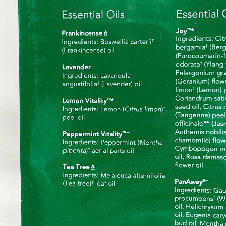 Young Living Everyday Oils Collection of 10 5 EO and 5 EOB NEW with Blends - Image 4 of 4