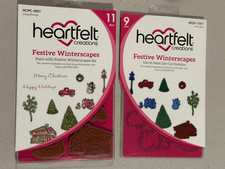 Heartfelt Creations FESTIVE WINTERSCAPES Stamps HCPC-3921  Dies HCD1-7312 NEW