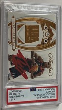 2021 FLAWLESS SHAQUILLE ONEAL USA BASKETBALL 1/3 PSA 10 AUTO BECKETT WITNESS COA