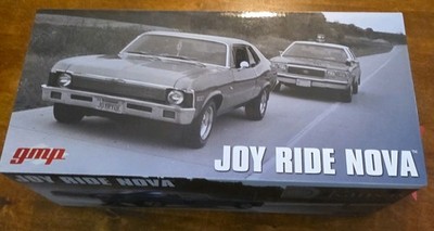 GMP Joy Ride Nova 1:18 1970 Chevrolet Diecast Car Blue Opening Hood