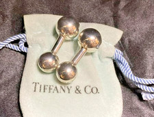 Gemelli vintage Tiffany & Co gemelli gemelli argento sterling 925 sfera 4,6 g...