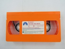 VTG Rugrats Chuckie the Brave VHS Video Tape Orange Cassette Paramount Tape Only