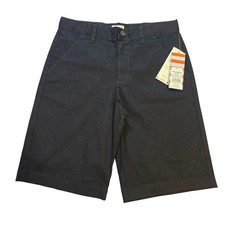Cat Jack Boys Stretch School Uniform Shorts Cotton Casual Black Size 12 NWT