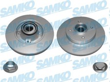SAMKO 2x Bremsscheibe hinten voll für Citroën DS3 Cabriolet C3 II SC LC DS